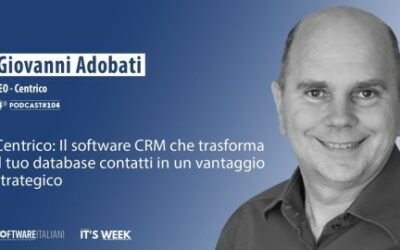 🎙️ Centrico ospite di “Software Italiani”: la nostra evoluzione da e-mail marketing a CRM centrato sulle relazioni